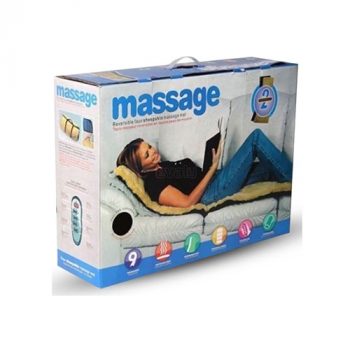 Full Body Massage Mat with 9 Massaging Points – Black