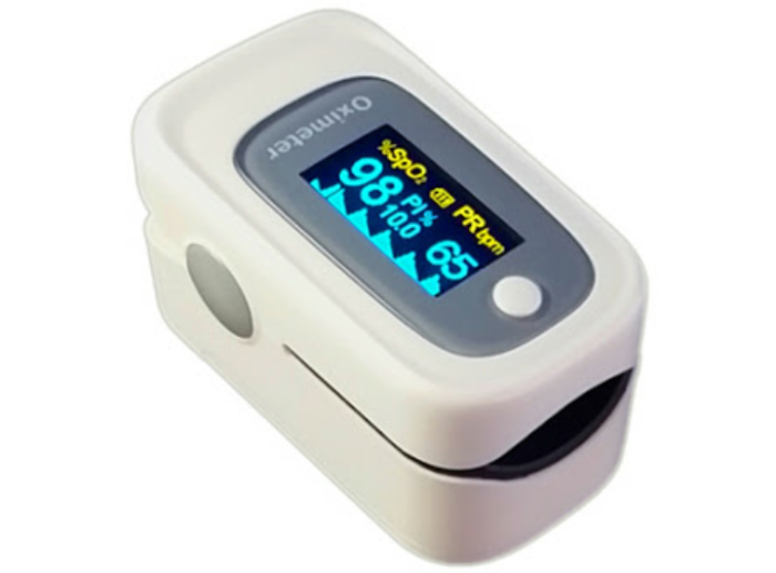 Fingertip Pulse Oximeter Blood Oxigen Spo2 PR Heart Rate Monitor