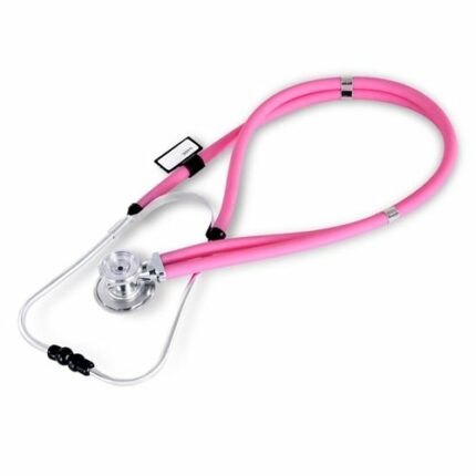 COFOE PVC Dual Tube Professional Stethoscope for Cardiology & General (Pink)