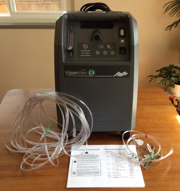 AirSep VisionAire 5 LPM Oxygen Concentrator With O2 Monitor