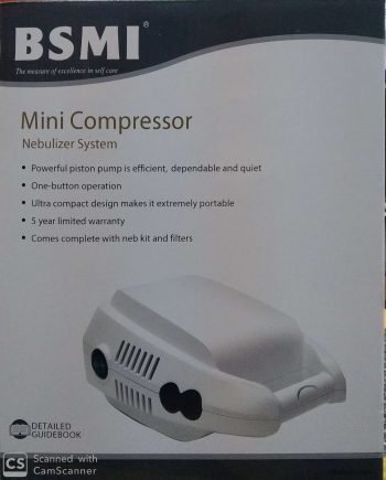 BSMI Mini Compressor Nebulizer Systems