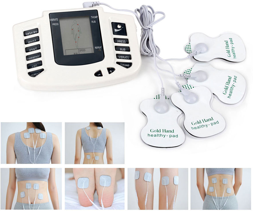 Electric Muscle Stimulator Massager TENS Acupuncture Therapy Machine ...