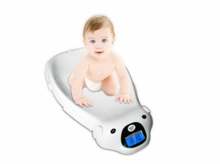 CB551BT Digital Baby Scale with Bluetooth Technology compatible with iOs&Android, Soothing Music, Length Tracker