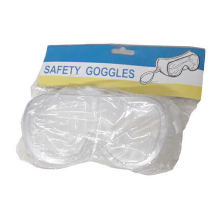 Medical Protective Safety Goggles with Clear Glass Wide-Vision and Chemical Splash Eye Protection