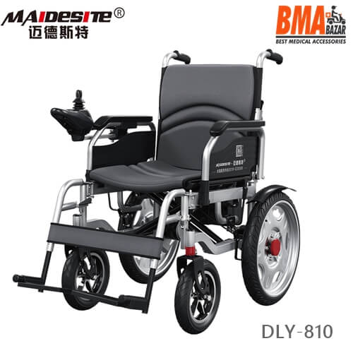 Foldable Electric Wheelchair With Shock Absorber DLY-810