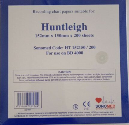 CTG Paper Huntleigh (152mm X150mm X200sh)